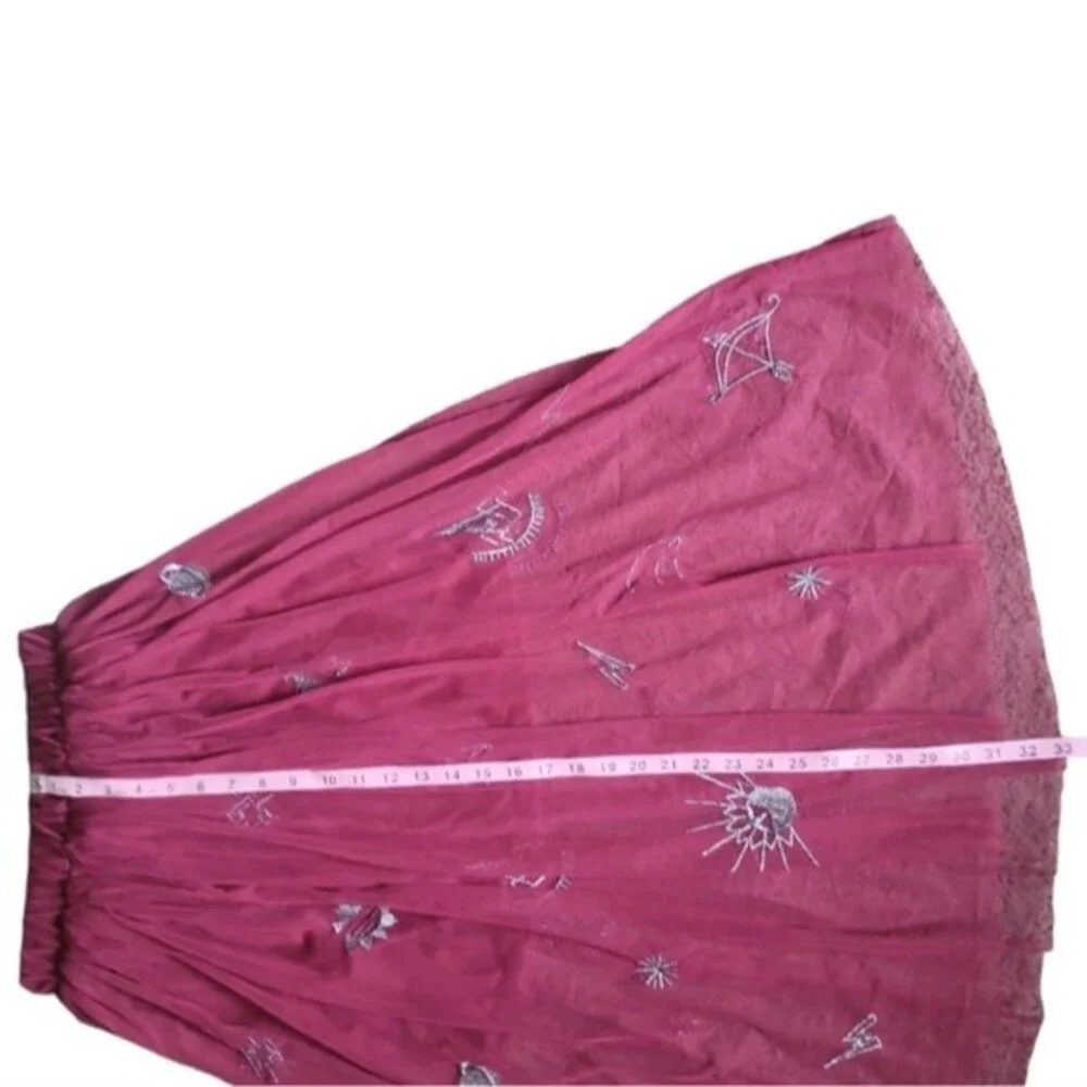 Bongo Astrology Tulle Midi Skirt - S